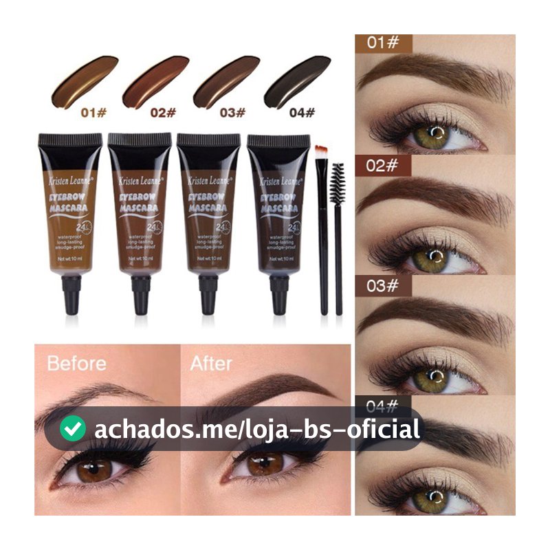 Creme Para Tingir Sobrancelhas À Prova D'água E De Longa Duração-Gel Marrom Sem Desbotamento-Melhoradores Profissionais-Pigmento Tatuagem De Cosméticos Maquiagem