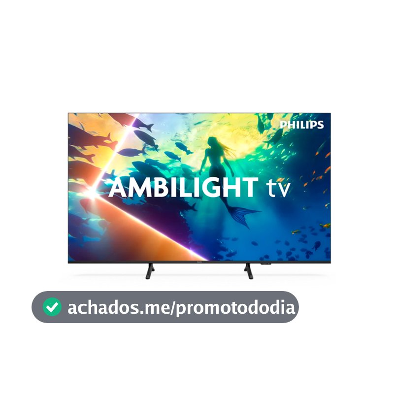 Smart Tv 65" 4k Philips Ambilight Titan os 20w Hdr10+