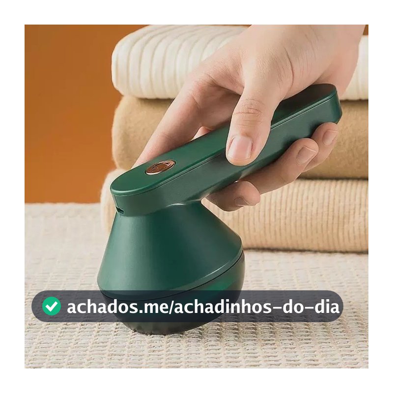 Papa Bolinhas Eletrico Tira Pelos de Roupas Removedor Aparador Sem Fio Recarregável MARISA