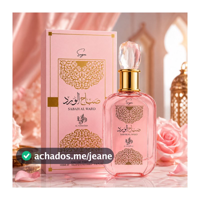 Perfume Sabah Sugar Al Wataniah Eau de Parfum 100ml Feminino Original Árabe Alta Fixação