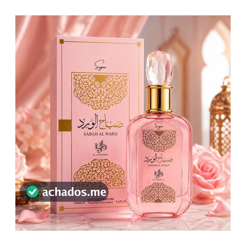Perfume Sabah Sugar Al Wataniah Eau de Parfum 100ml Feminino Original Árabe Alta Fixação