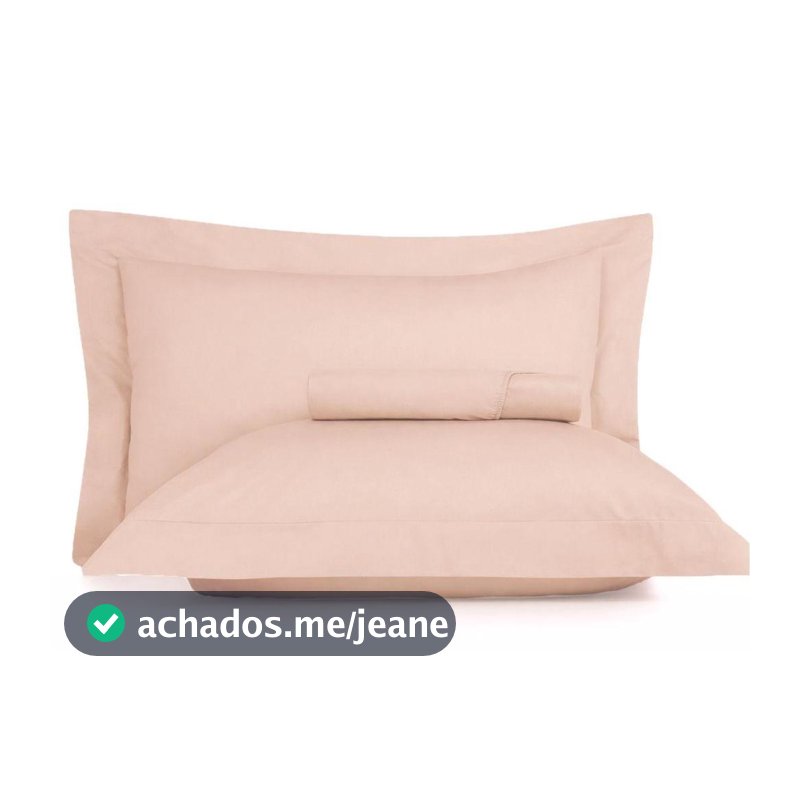 Jogo de Cama Casal 3 peças Altenburg Algodão Lux 200 Fios Rosa Lile