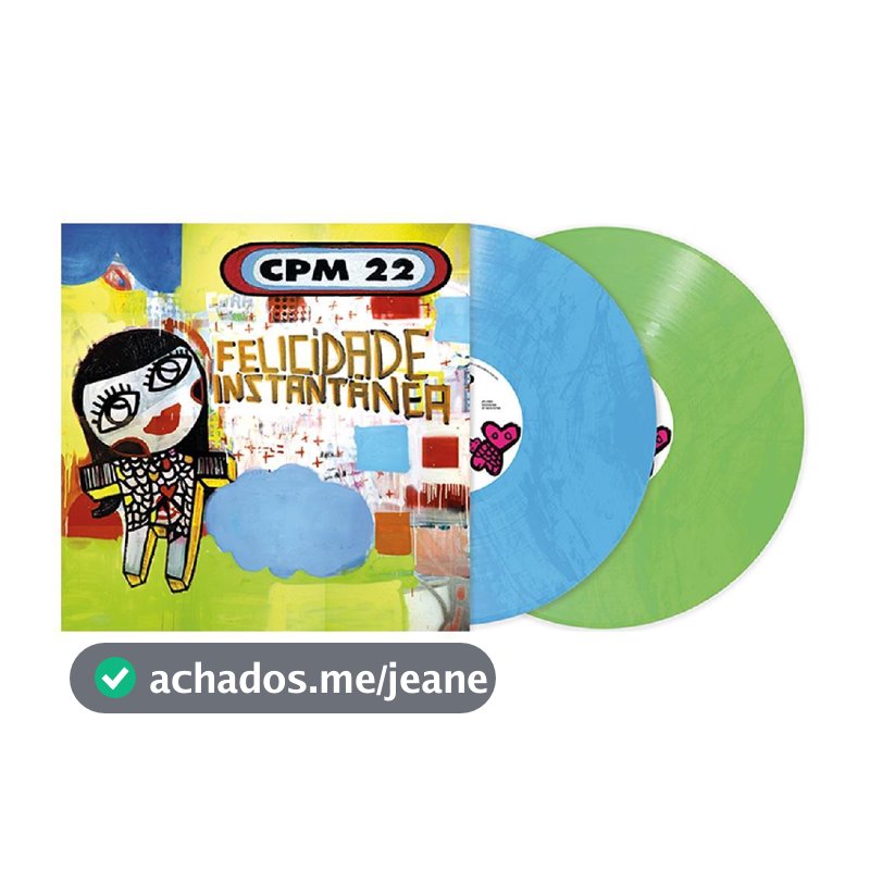 Vinil CPM22 - Felicidade instantânea (25 anos / 2LP)