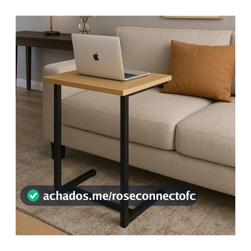 Mesa Para Home Office de Apoio de Sofá Notebook Estudos