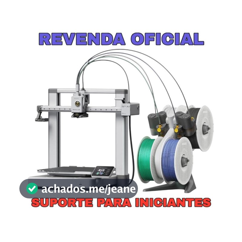 Impressora 3D | Bambu Lab A1 Combo  +  Suporte Exclusivo | AnimaPrint 3D