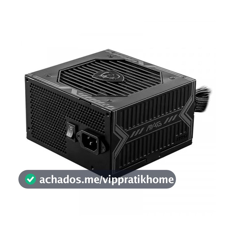 Fonte ATX MSI 650W MAG 2.4 PCIE 80 Plus Bronze 306-7ZPAX39-HH9