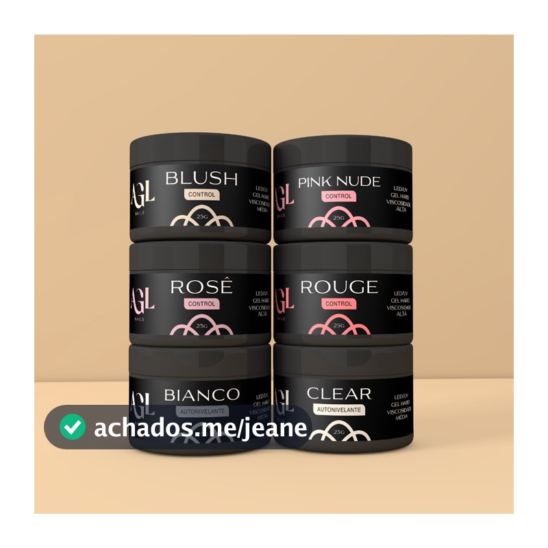 AGL Nails Gel Para Unhas Alongamento Manicure Fibra Hard Acrigel Alongamento de Unhas Fibra de Vidro Molde F1