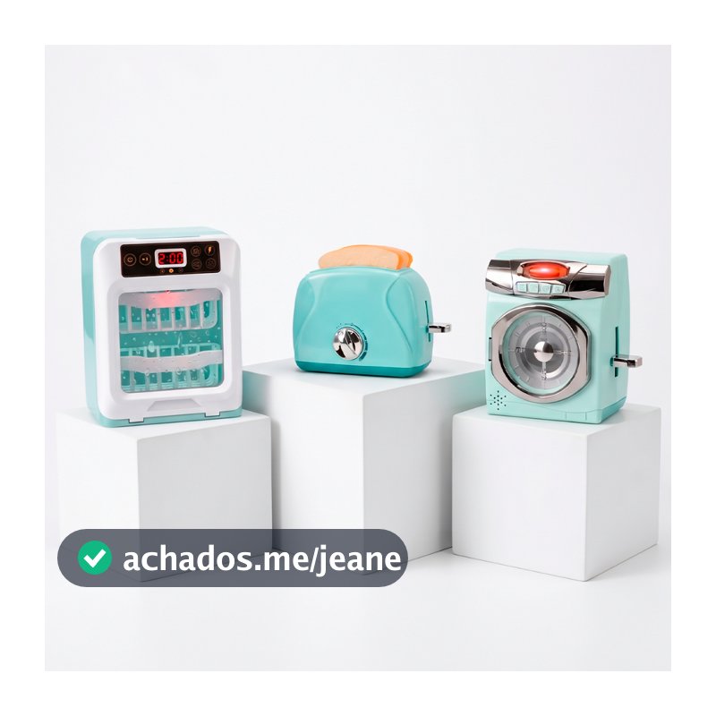 KIT MINI COZINHA 3 ITENS – DIVERSÃO, IMAGINAÇÃO E MUITAS HISTÓRIAS!