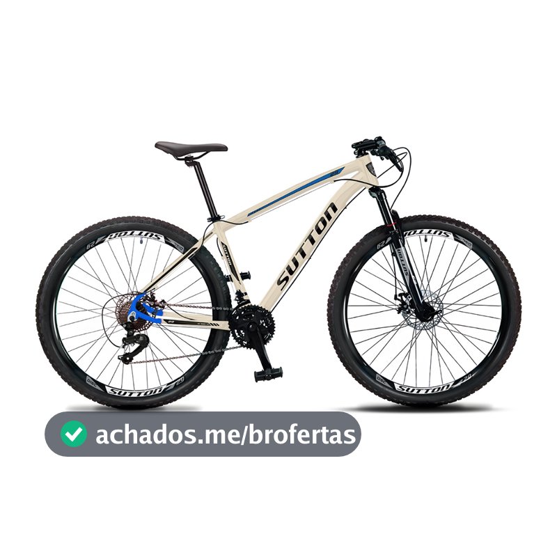 Bicicleta Aro 29 Sutton 24V index Freio Disco Alumínio Suspensão Aero MTB