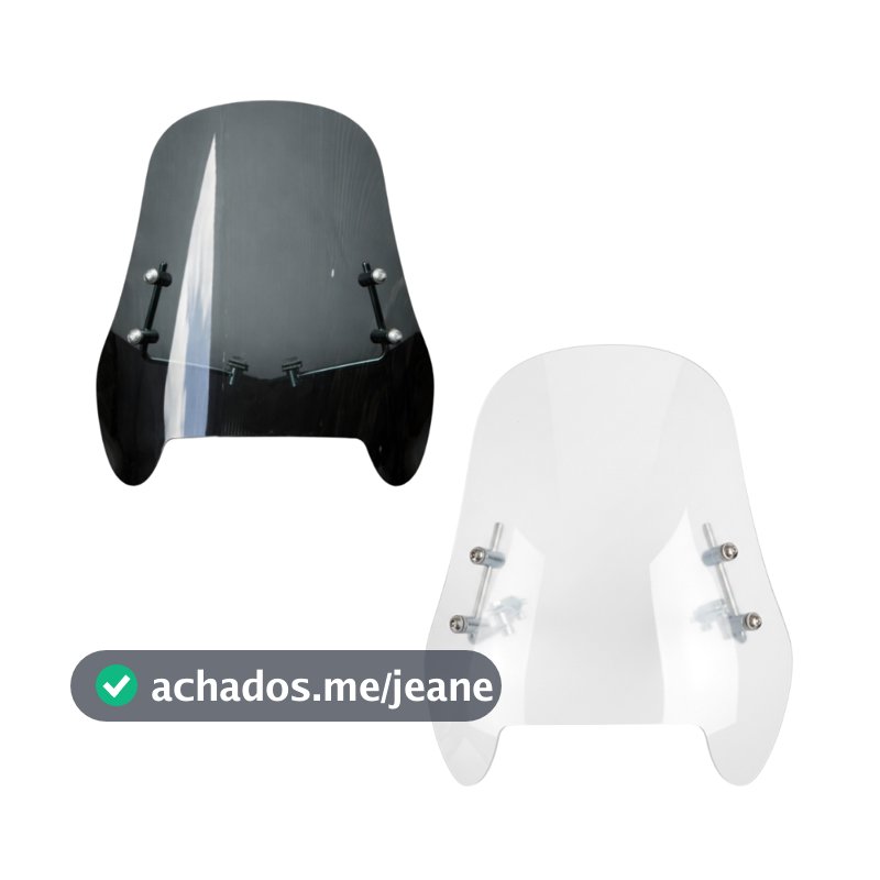 Bolha Parabrisa Honda Cb 450 IRON 250 Farol Quadrado