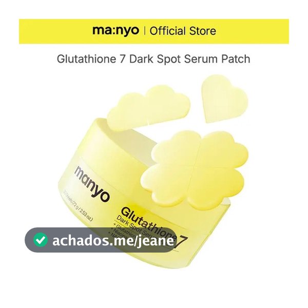 [ma:nyo] Glutathione 7 Dark Serum Patch — Adesivo Hidrogel Clareador para o Rosto, Cuidado com Manchas Escuras, Hidrataç