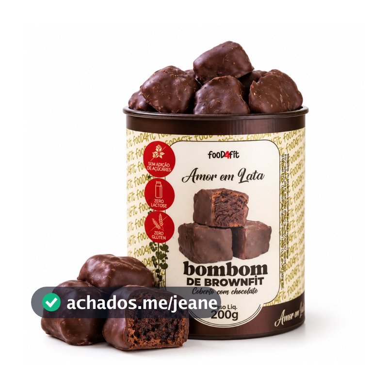 Amor em Lata zero açúcar 200g - Chocolate meio amargo