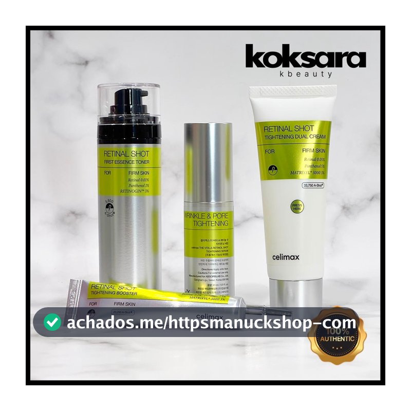 CELIMAX The Vita A Shot Skincare Collection (Toner, Serum, Dual Cream, Booster)