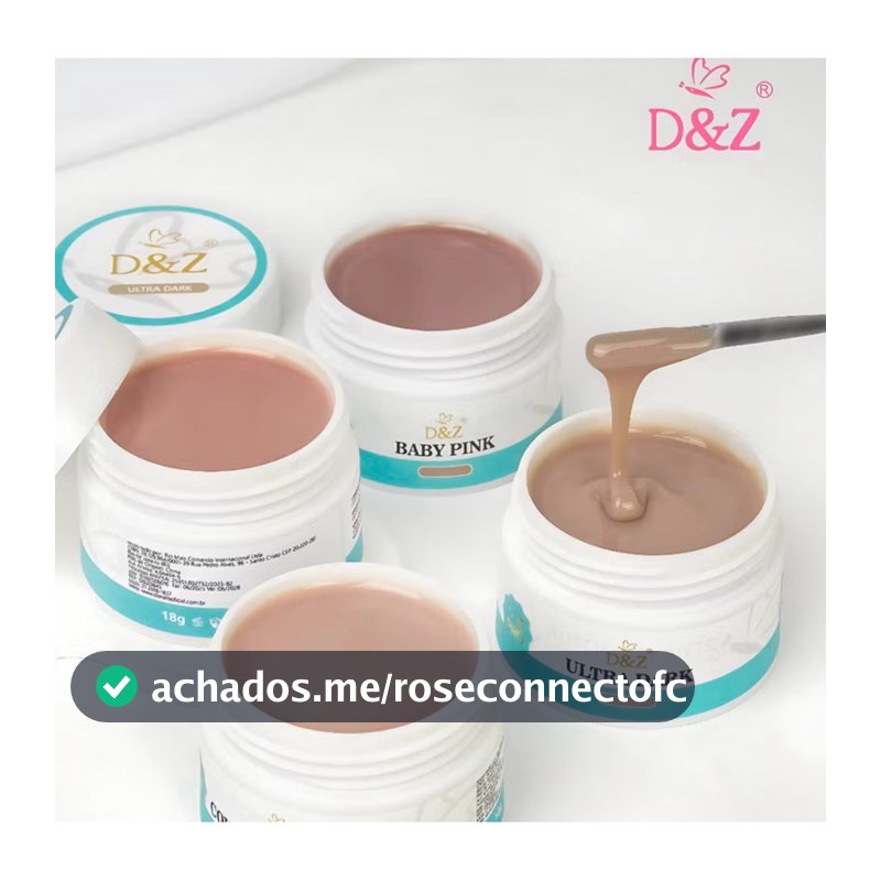 Gel Borboleta Autonivelante 18g D&Z Para Alongamento de Unhas