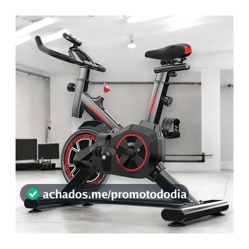 Bicicleta Spinning Ergométrica Para Exercícios Com Monitor Profissional Sport Suporta até 120kg