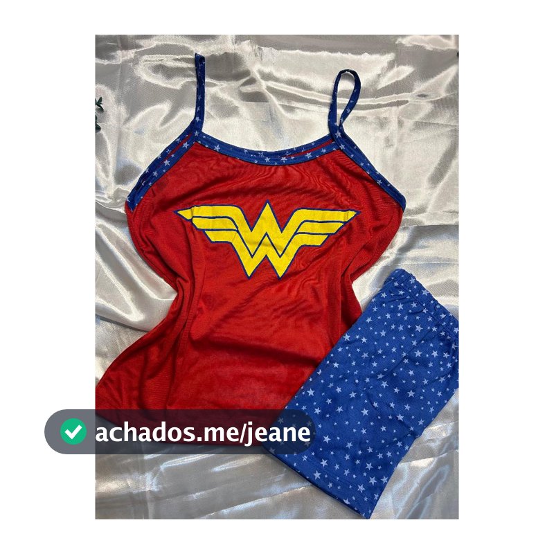 Baby Doll Alcinha Pijama Feminino Adulto Estampado Personagens Verão Virgínia