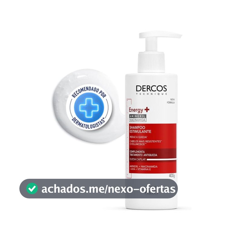 Shampoo Vichy Dercos Energy+ Antiqueda Com 400g
