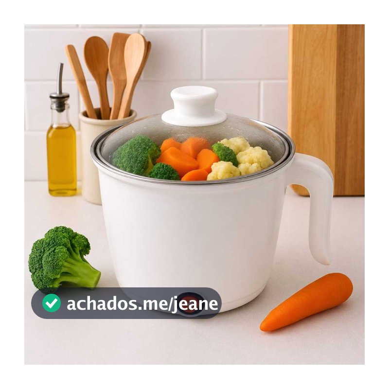 Panela Elétrica Multifuncional 2 em 1 Cozimento Rápido para Arroz Ovos Legumes e Caldos Yonsa