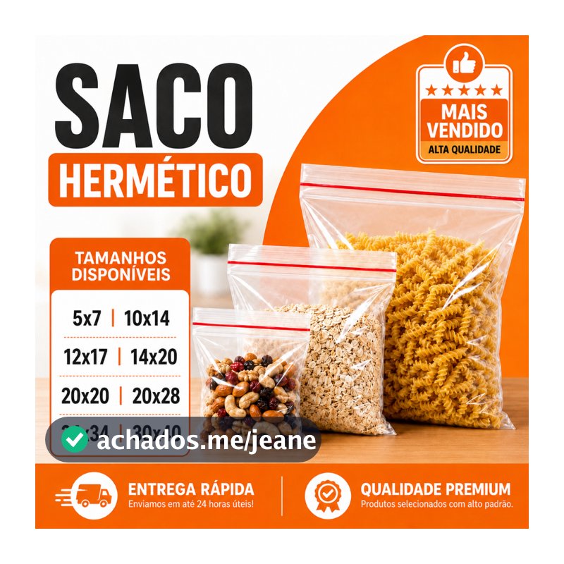 Saco Zip Plástico Fechamento Hermético Atacado Organização Maternidade Viagem Alimento  Abre Fecha