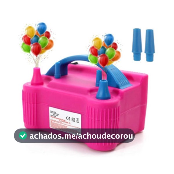 Inflador Elétrico de Balões Bexigas 110v/220v Festa Ornamentação Bomba de Encher Bola de Festas