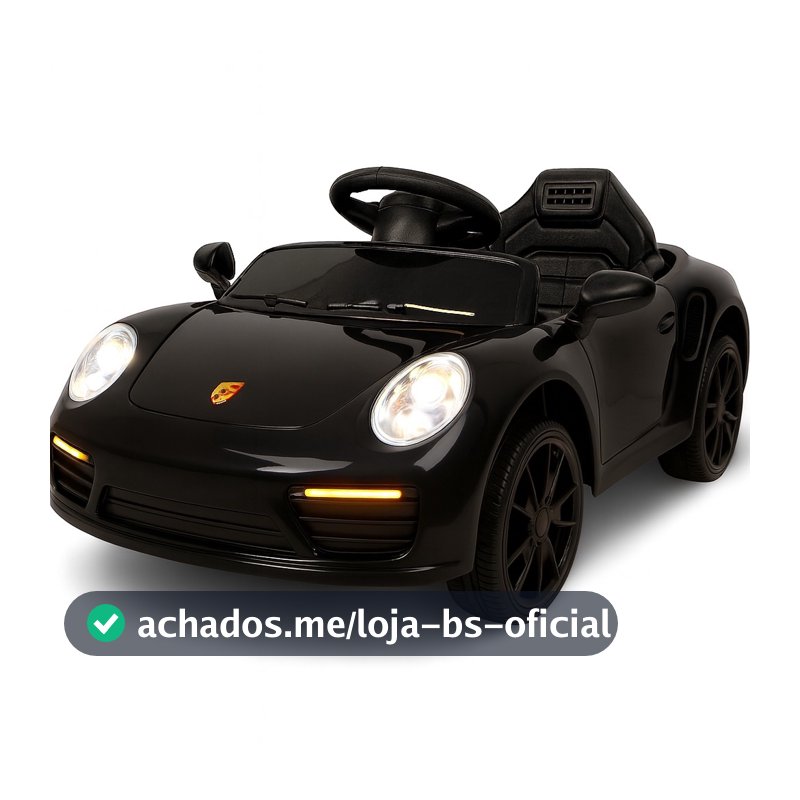 Quadriciclo Elétrico Carro Compact Infantil com Controle Remoto Carrinho de Passeio com Farol