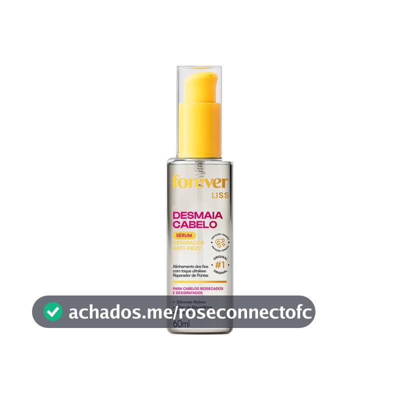 Sérum Reparador Desmaia Cabelo Forever Liss 60ml