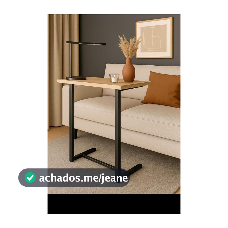 Mesa Canto Lateral Encaixe Sofá Cama Mesa P Lanche Multiuso