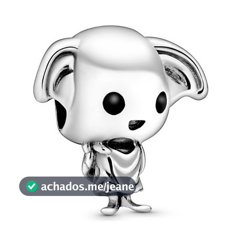 Berloque Dobby Harry Potter Prata 925 Com Certificado