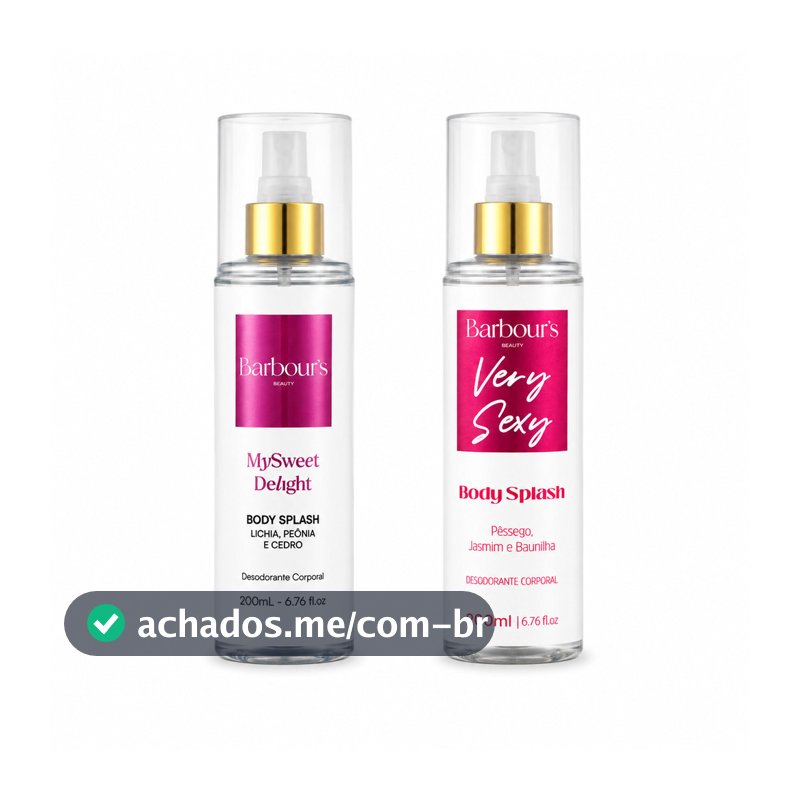 SHOPPE Kit Body Splash Barbours My Sweet Delight Very Sexy 400ml Feminino SHOPPE