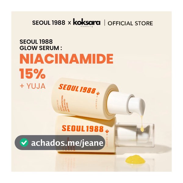 [OFFICIAL] SEOUL 1988 Glow Serum Niacinamide 15% + Yuja 30ml