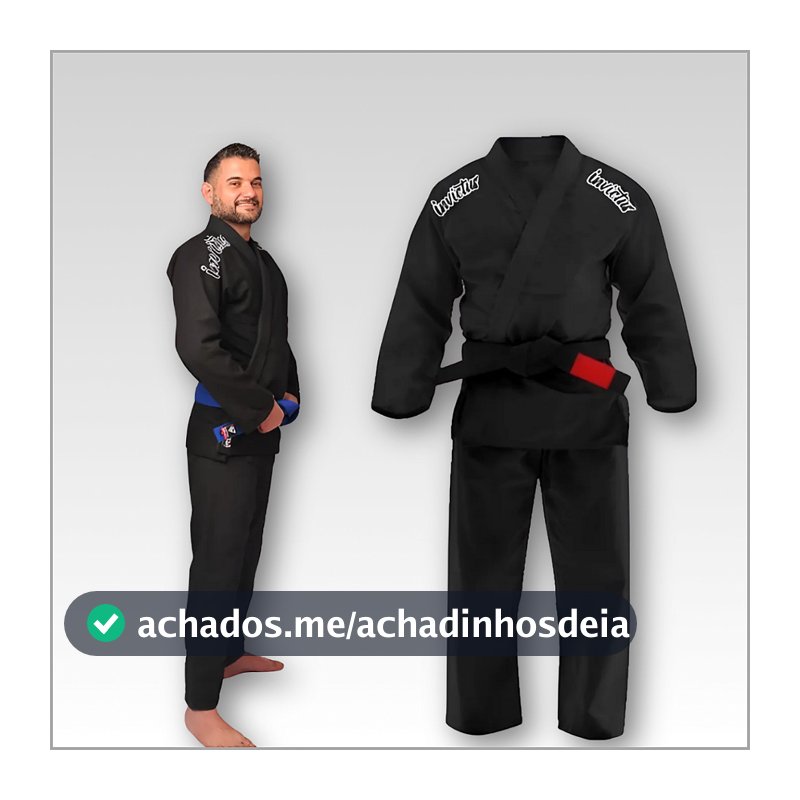 Kimono Preto Jiu Jitsu - Invictus Classic