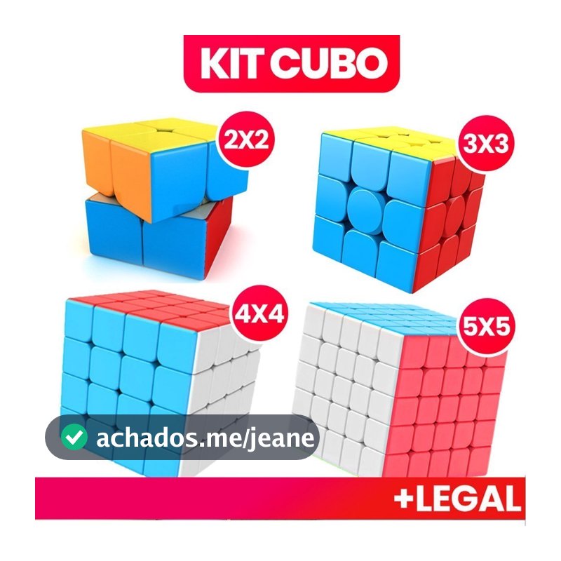 Kit Cubo Mágico Original Profissional Anti-stress Cubo Magico Moyu Brinquedos 2x2/3x3/4x4/5x5/Pirâmide