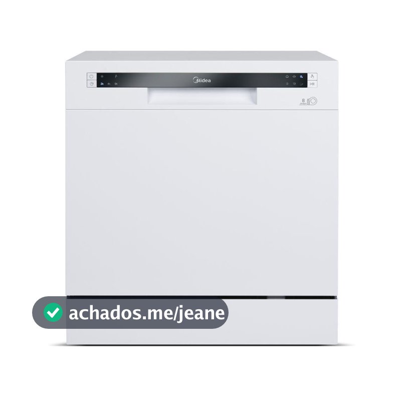 Lava Louça 8 Serviços DWA08B Midea Branco 110V