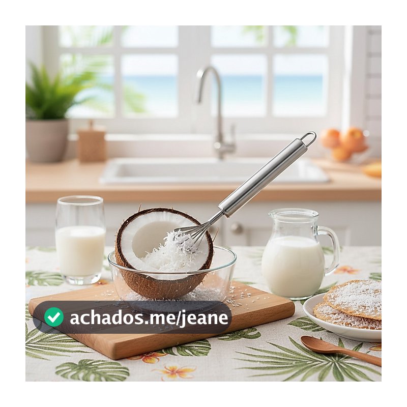 Ralador de Coco Manual Aço Inox 19cm Multiuso - Escamador de Peixe e Raspador de Frutas Legumes Prático Resistente