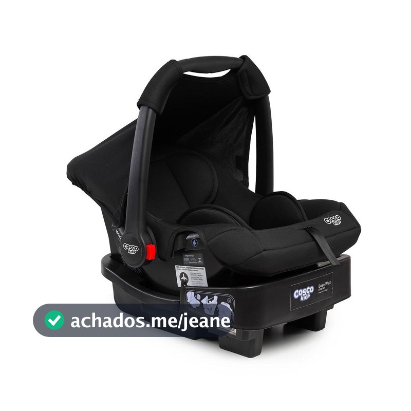 Bebê Conforto com Base  Cosco Kids Preto 0-13 kg Wizz