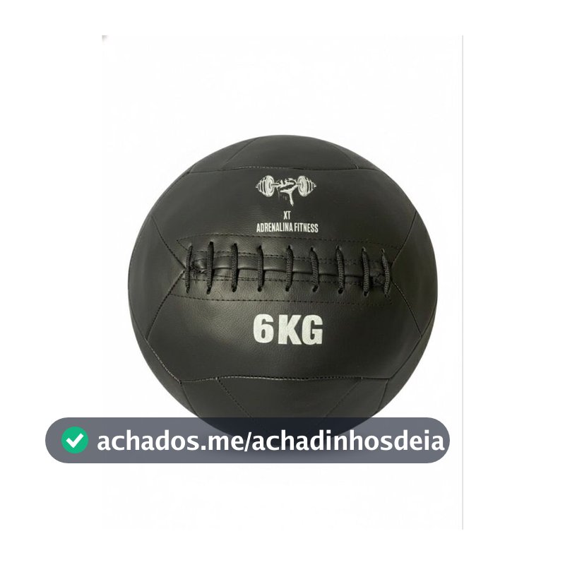 Wallball 6kg Medicine Crossfit Bola de Peso Academia Fitness Treino Funcional
