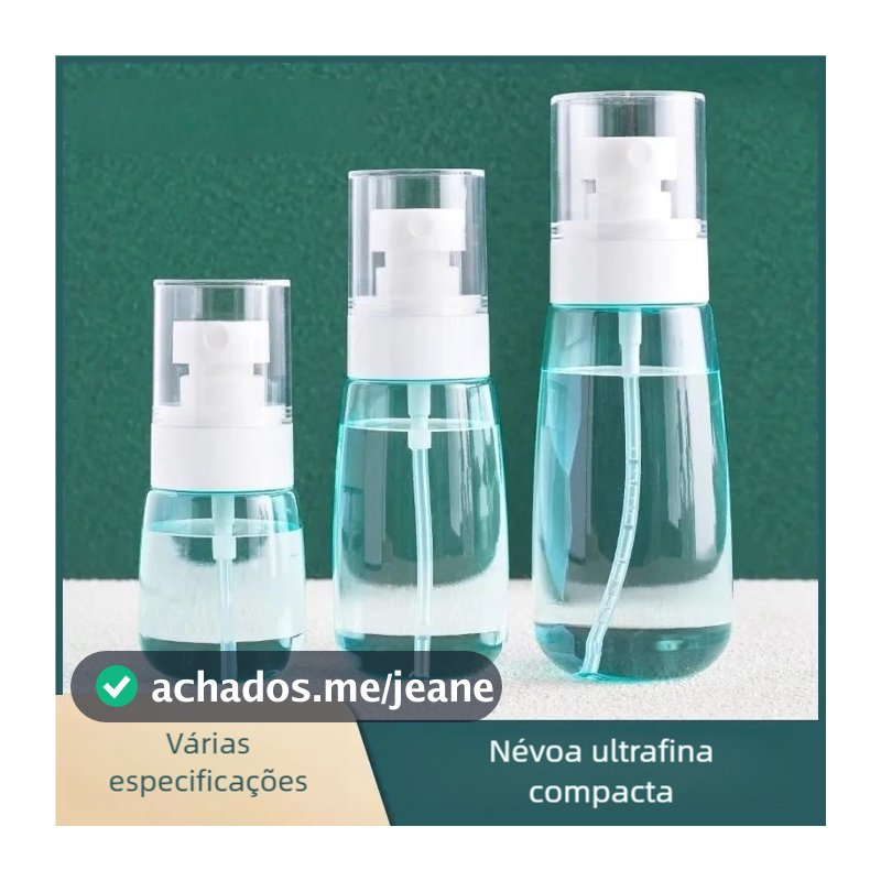Porta Spray Compacto Viagem Armazenamento Cosmético
