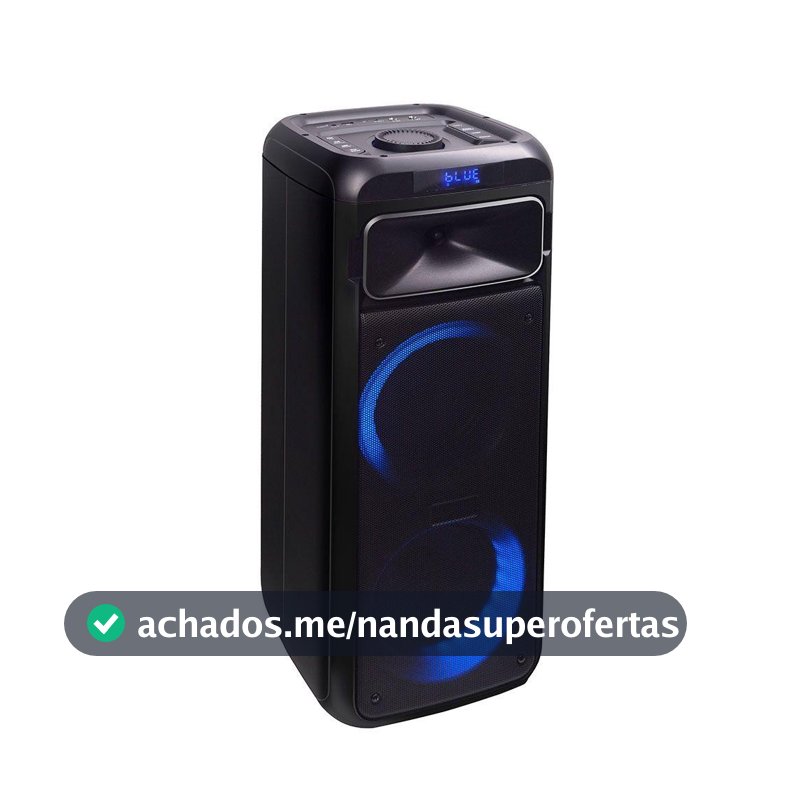Caixa De Som Amplificada Gallant 750w Lights Colors Swich Bluetooth Portatil Bivolt