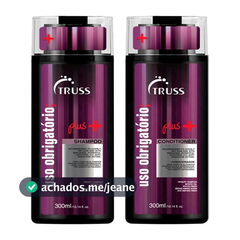 Truss Kit Shampoo e Condicionador Uso Obrigatório Plus 300ml