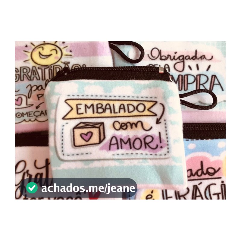 50 unidades  Chaveiro porta moeda Personalizados.
