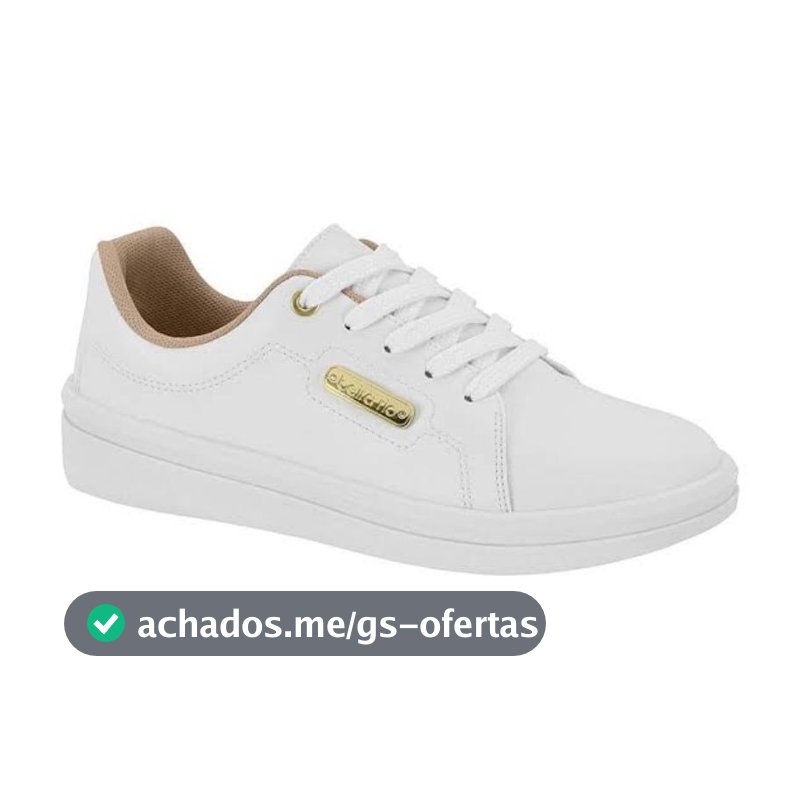 Tênis Casual Beira Rio Feminino Moda Jovem Trabalho Escola 4273.110 Confortável Original