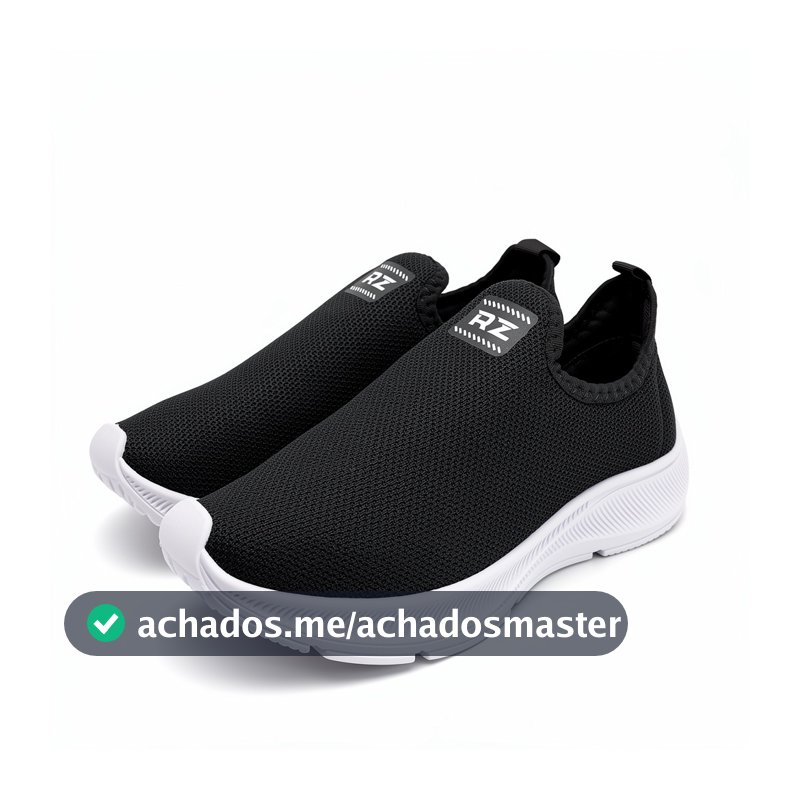 Tênis Meia  Calce Fácil Slip On Confortável Casual