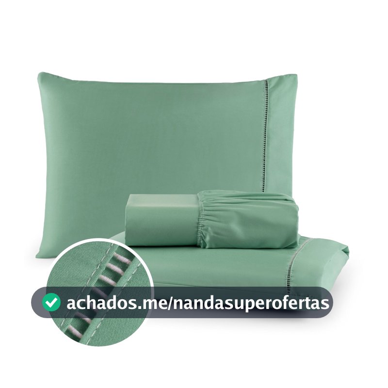 Kit Lencol Jogo de Cama Berço Solteiro Casal Queen King 400 fios Toque Macio com Ponto Palito