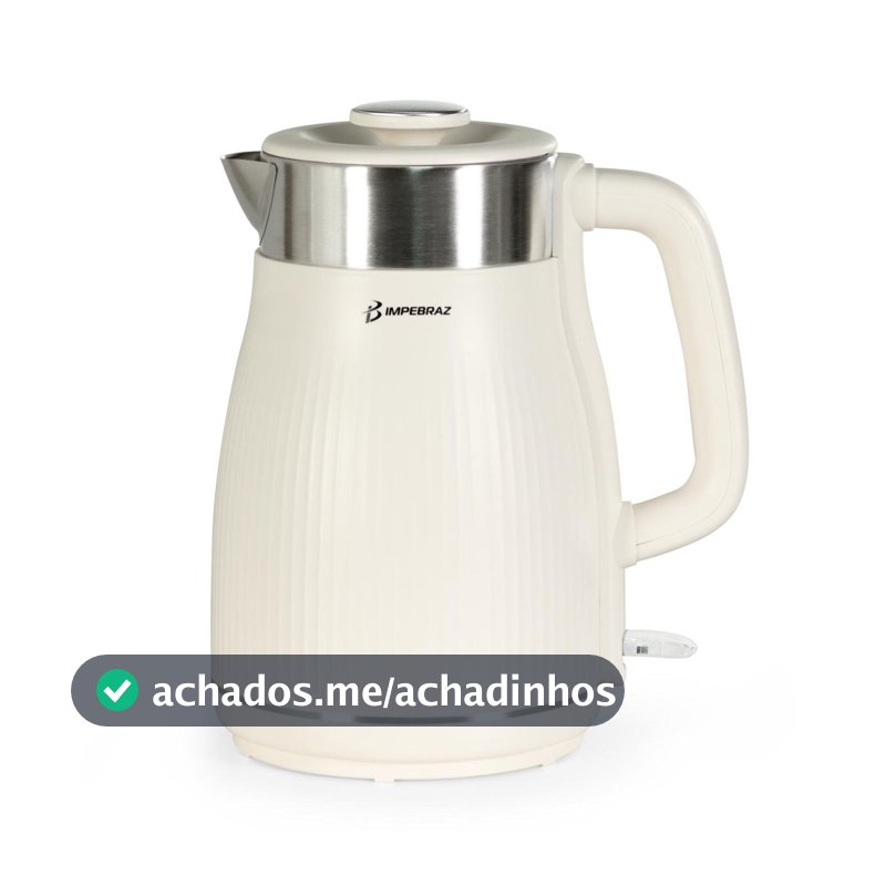 Chaleira Elétrica 1.8 Litros Impebraz Bege | YD-1833