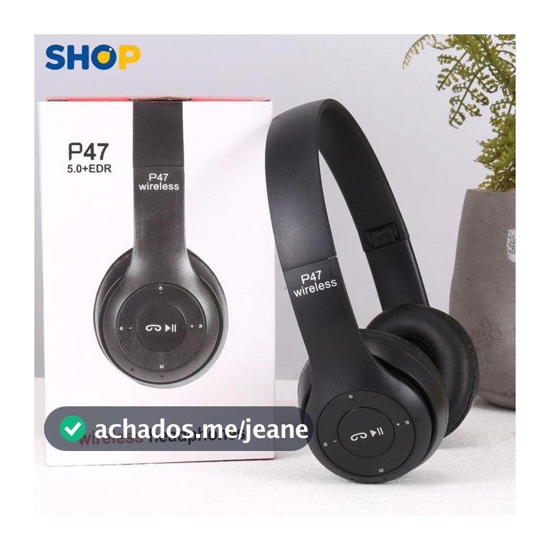 Headset Wireless - Bluetooth 5.0, Suporta Cartão TF e Plegável-W9