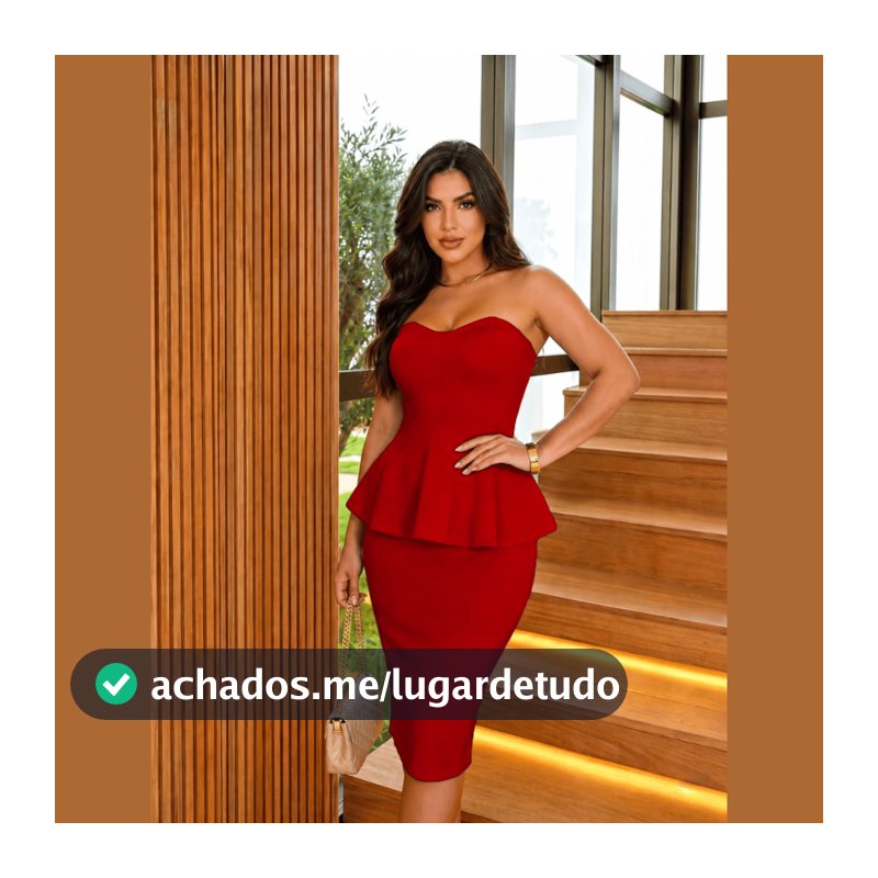 Conjunto Feminino 2 Peças Blusa Cropped Tamara Que Caia Elegante Saia Tricot Premium Encorpado