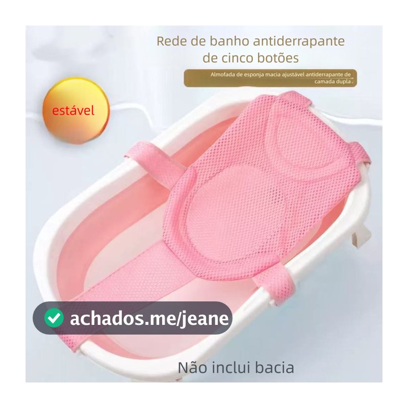 Rede De Proteção Para Banheira Bebê Redutora Suporte para Banho--3807/3808