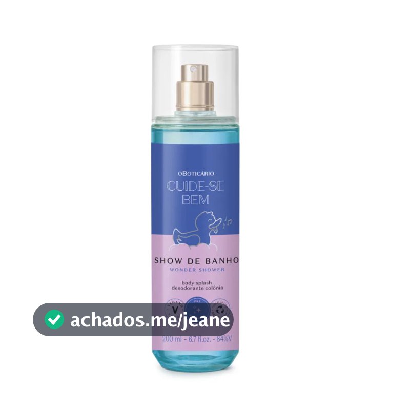 Body Splash Colônia Cuide-se Bem Show de Banho 200ml - O Boticário