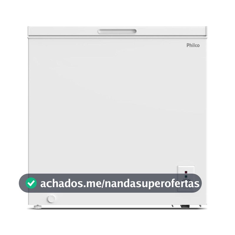 Freezer Horizontal Philco Pfh205b 199 Litros 1 Porta 203w Branco