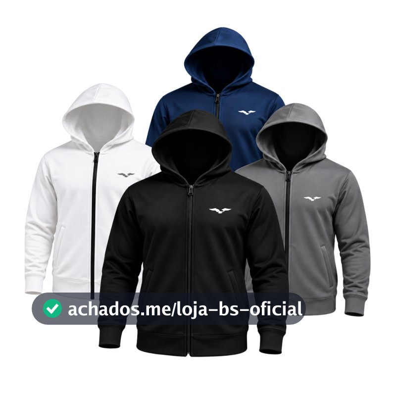 Jaqueta Blusa Jogger Masculina com Capuz Para Frio Com Refletivo